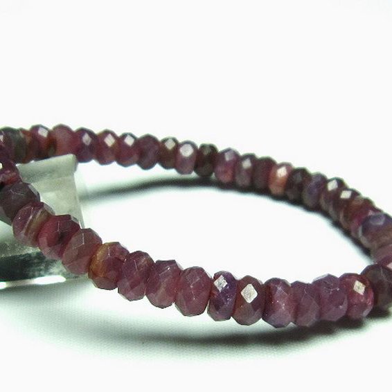 ルビー ブレスレット 7mm [t336-8785]