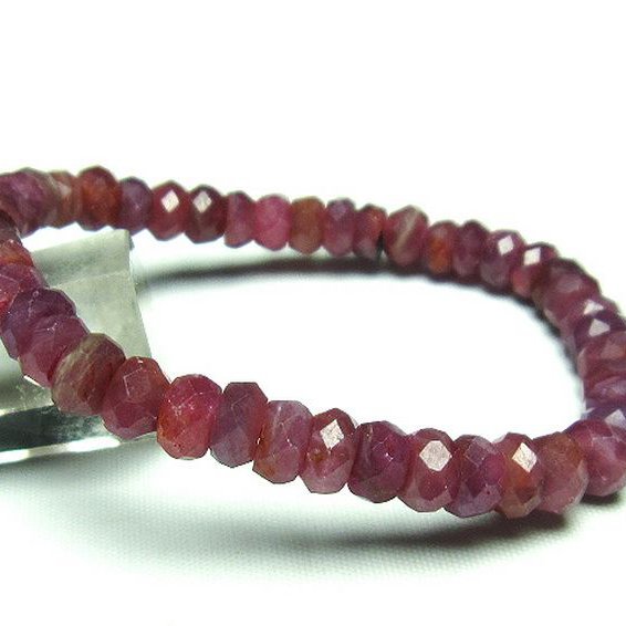 ルビー ブレスレット 7mm [T336-8859]