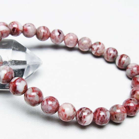 シナバークォーツ　賢者の石 ブレスレット 8mm [T34-12788]