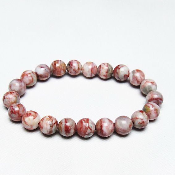 シナバークォーツ　賢者の石 ブレスレット 9mm [T34-12800]