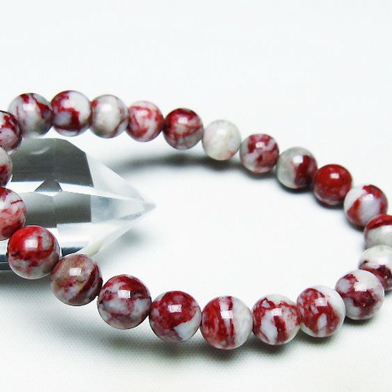 シナバークォーツ　賢者の石 ブレスレット 8mm [T34-13123]