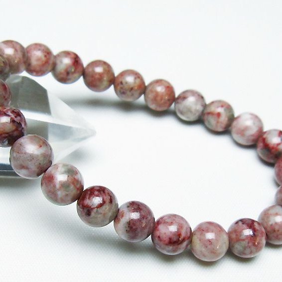 シナバークォーツ　賢者の石 ブレスレット 8mm [t34-13251]