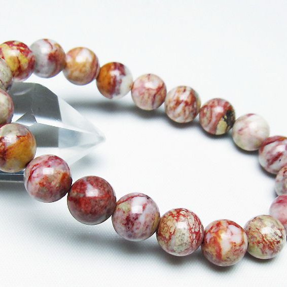 シナバークォーツ　賢者の石 ブレスレット 10mm [t34-13283]