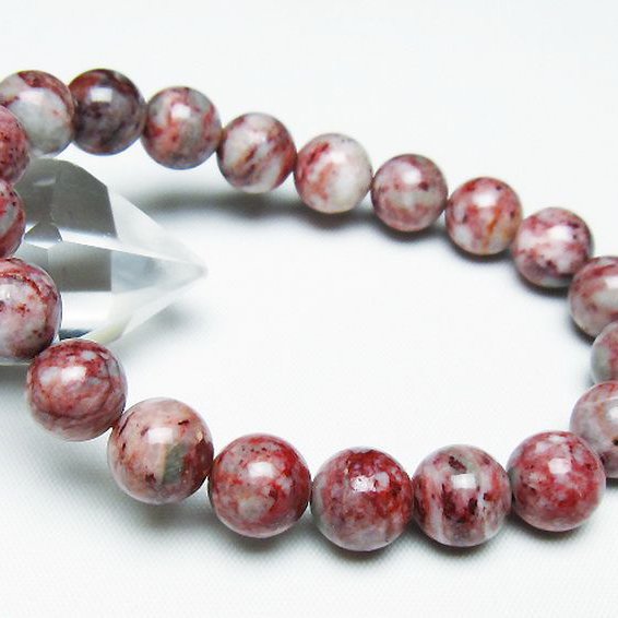 シナバークォーツ　賢者の石 ブレスレット 10mm [t34-13296]