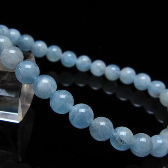 アクアマリン ブレスレット 6mm [T35-20307]
