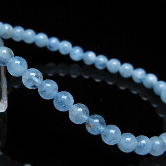 アクアマリン ブレスレット 5mm [T35-20339]