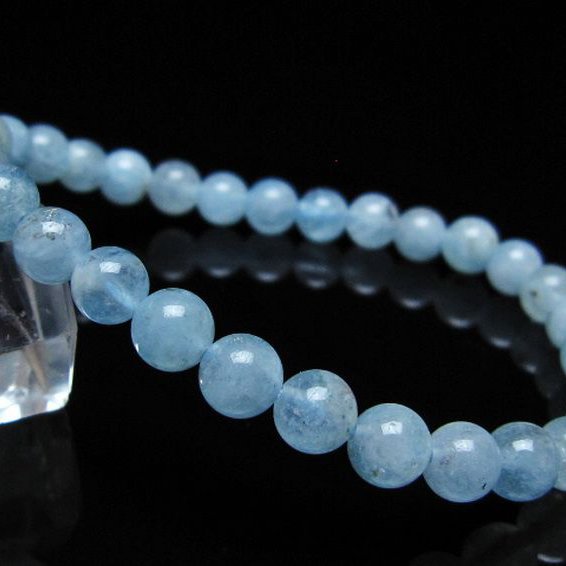 アクアマリン ブレスレット 6mm [t35-20782]