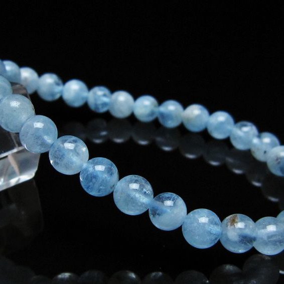アクアマリン ブレスレット 6mm [t35-20822]