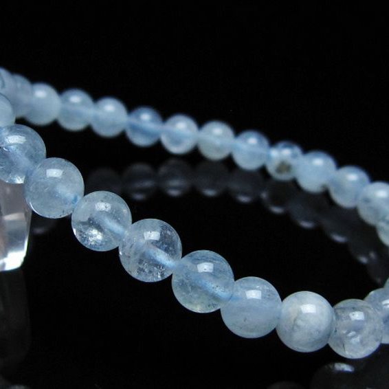 アクアマリン ブレスレット 6mm [t35-20838]