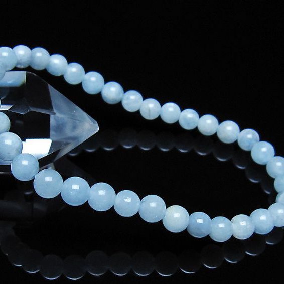 アクアマリン ブレスレット 5mm [t35-21053]