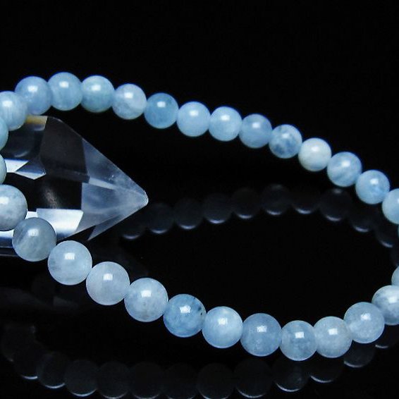 アクアマリン ブレスレット 6mm [t35-21057]