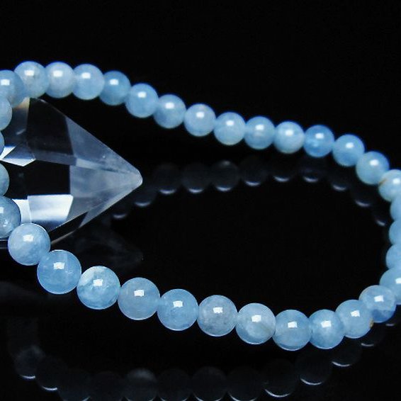 アクアマリン ブレスレット 5mm [t35-21081]