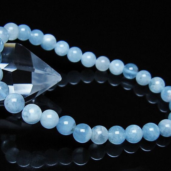 アクアマリン ブレスレット 6mm [t35-21101]