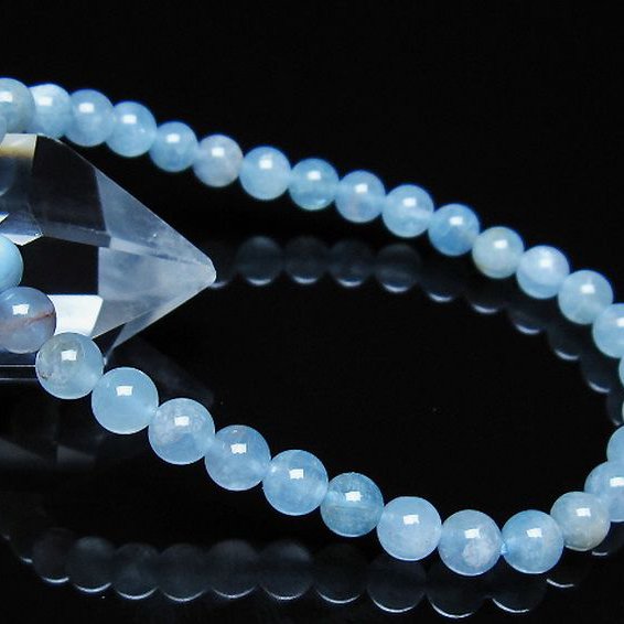 アクアマリン ブレスレット 5mm [t35-21108]
