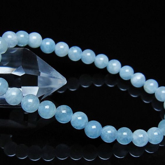 アクアマリン ブレスレット 6mm [t35-21143]