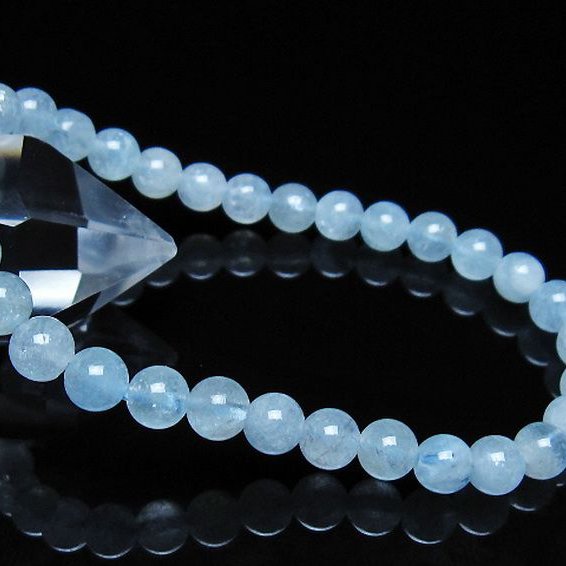 アクアマリン ブレスレット 6mm [t35-21153]