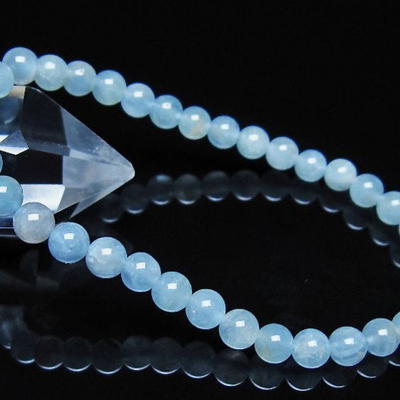 アクアマリン ブレスレット 5mm [t35-21165]