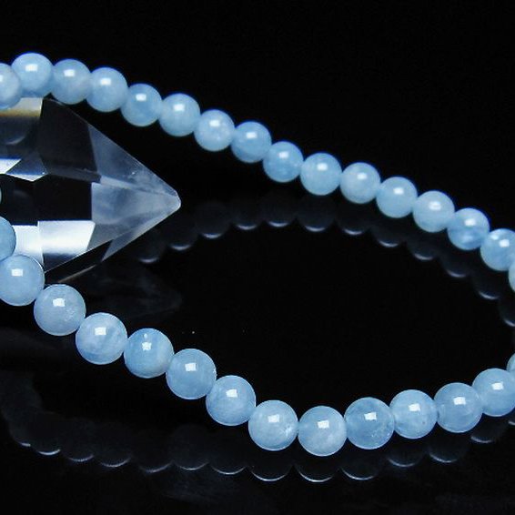 アクアマリン ブレスレット 5mm [t35-21191]