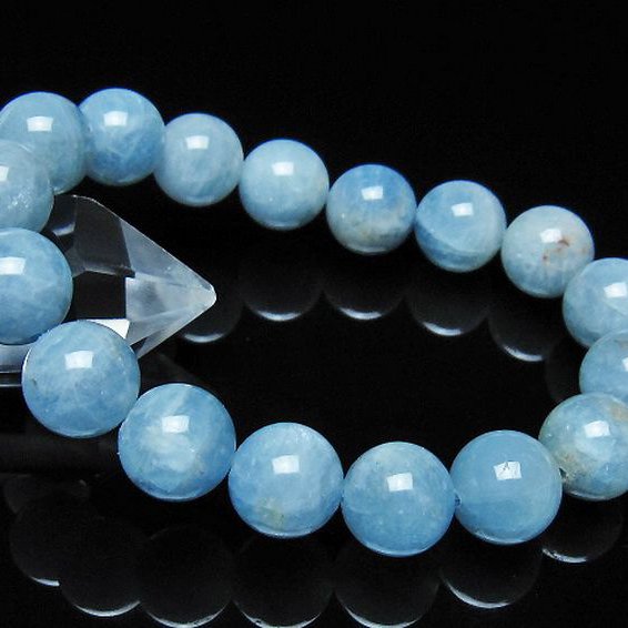 アクアマリン ブレスレット 12mm [t35-21267]