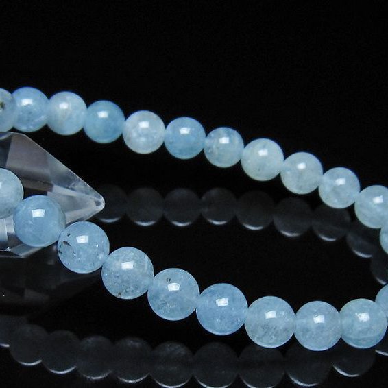アクアマリン ブレスレット 8mm [t35-21296]