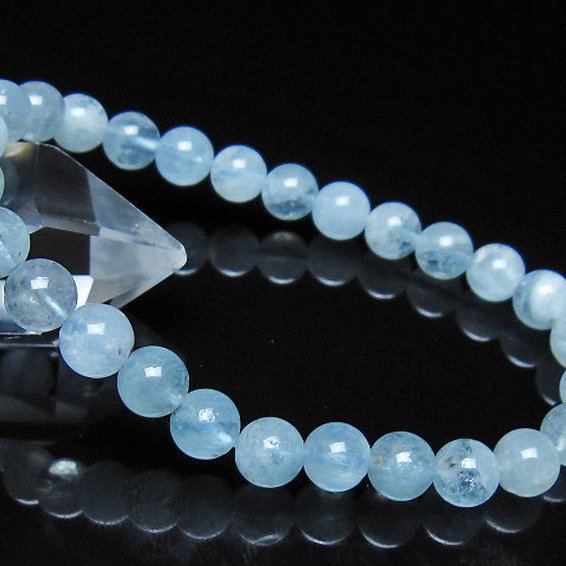 アクアマリン ブレスレット 7mm [t35-21304]