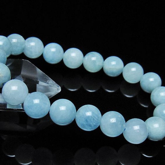 アクアマリン ブレスレット 10mm [t35-21341]