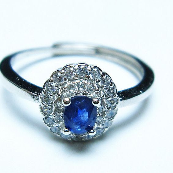 サファイア 指輪 18号 [t351-1050]