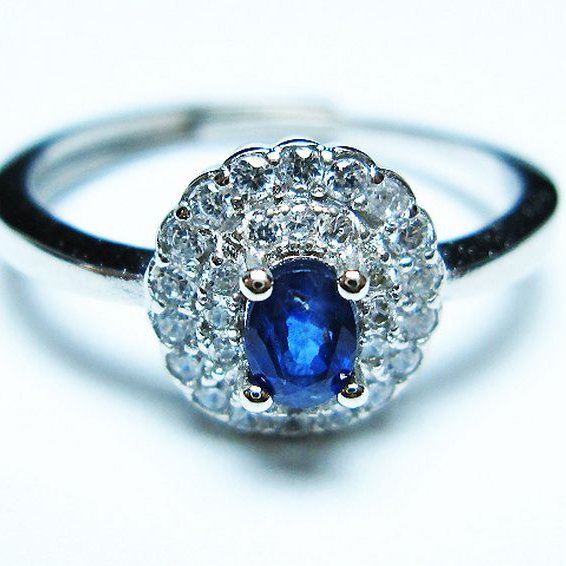 サファイア 指輪 (19号)[T351-1335]