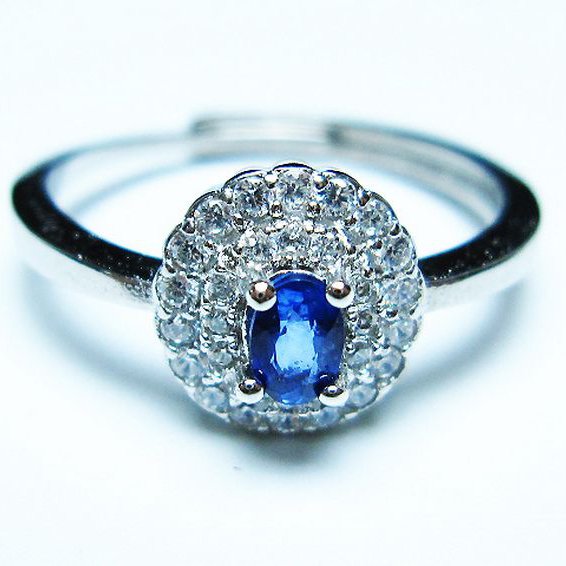 サファイア 指輪 (19号)[T351-1336]