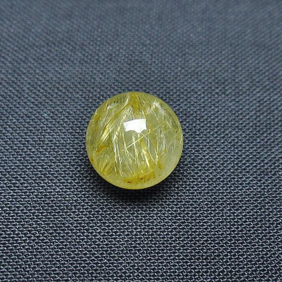 ゴールドタイチンルチル入り 水晶 丸玉 10mm [T355-1116]