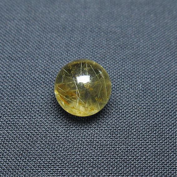 ゴールドタイチンルチル入り 水晶 丸玉 10mm [t355-1176]