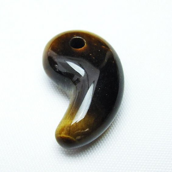 タイガーアイ※黄虎目石 勾玉[T356-1478]