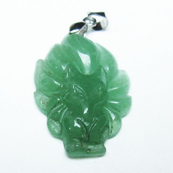 インド翡翠   ペンダント [T364-1028]
