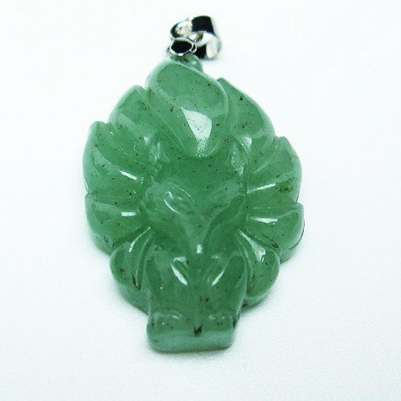 インド翡翠   ペンダント [T364-709]