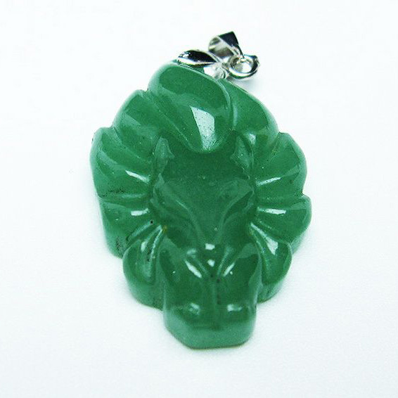 インド翡翠   ペンダント [T364-762]