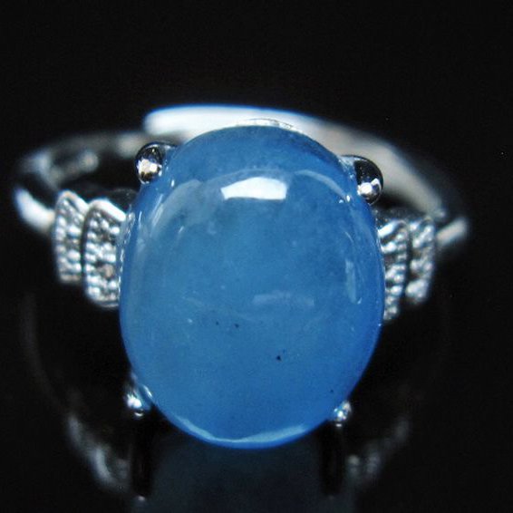 アクアマリン 指輪 (13号)[T367-6139]