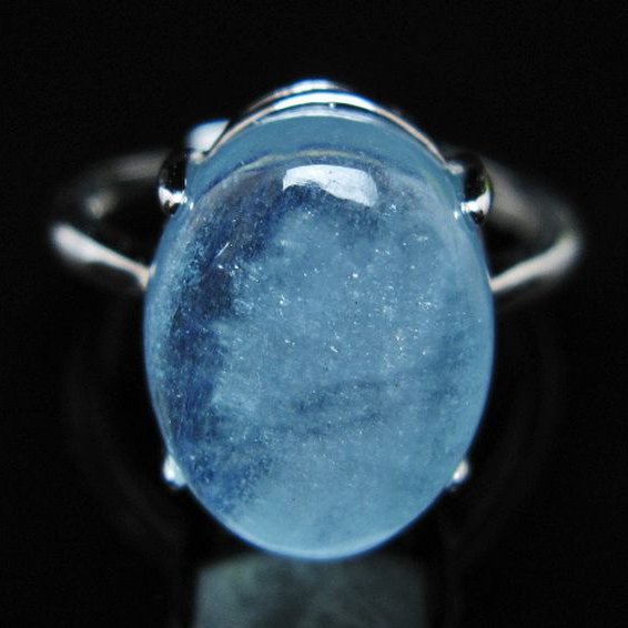 アクアマリン 指輪 (15号)[T367-6924]