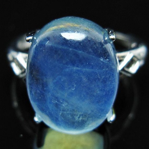 アクアマリン 指輪 (17号)[T367-6959]