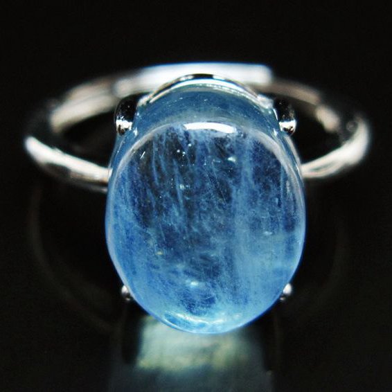 アクアマリン 指輪 (14号)[T367-7120]