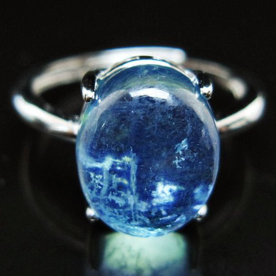 アクアマリン 指輪 (15号)[T367-7134]