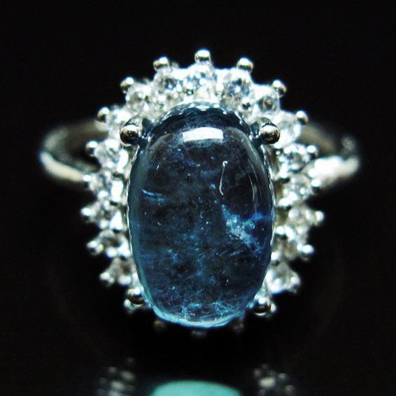 アクアマリン 指輪 (13号)[T367-7320]