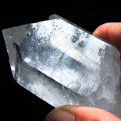 レムリアンシード水晶 原石 ミナスジェライス州コリント産 ※証明書付き[T370-4002]