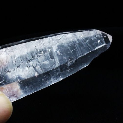 レムリアンシード水晶 原石 ミナスジェライス州コリント産 ※証明書付き[T370-4077]