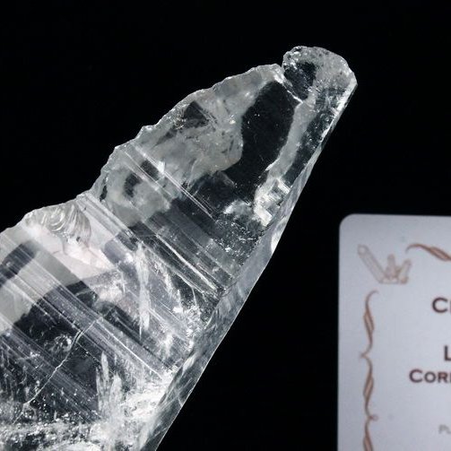 レムリアンシード水晶 原石 ミナスジェライス州コリント産 ※証明書付き[T370-4095]