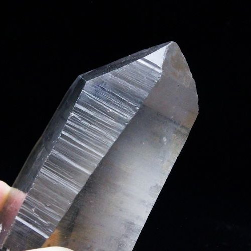 シトリン レムリアンシード水晶 ダブルポイント 原石 ミナスジェライス州コリント産 ※証明書付き[T370-4151]