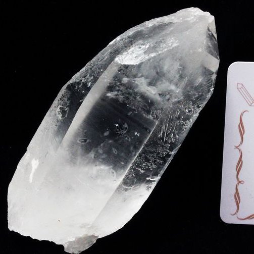 レムリアンシード水晶 原石 ミナスジェライス州コリント産 ※証明書付き[T370-4198]