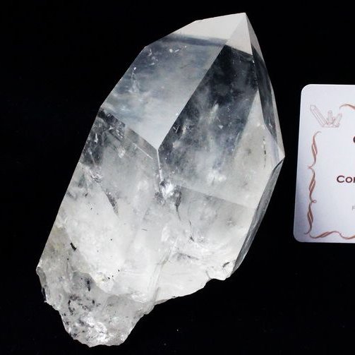 レムリアンシード水晶 原石 ミナスジェライス州コリント産 ※証明書付き[T370-4215]