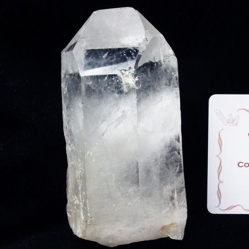 レムリアンシード水晶 原石 ミナスジェライス州コリント産 ※証明書付き[T370-4216]