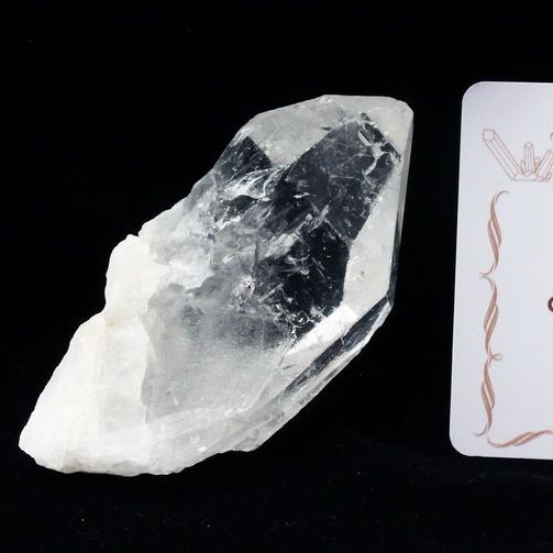 レムリアンシード水晶 原石 ミナスジェライス州コリント産 ※証明書付き[T370-4266]