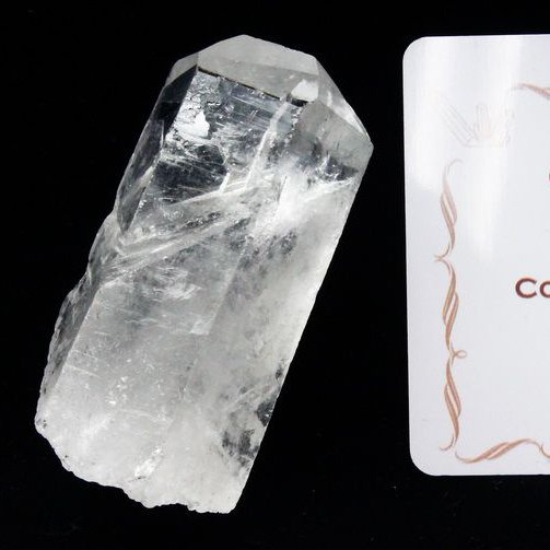 レムリアンシード水晶 原石 ミナスジェライス州コリント産 ※証明書付き[T370-4267]